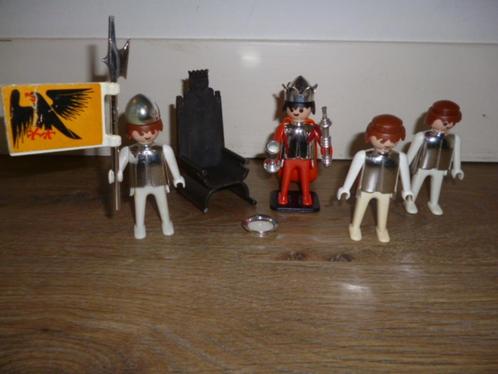 Vintage Playmobil Ridders en Koning, Kinderen en Baby's, Speelgoed | Playmobil, Gebruikt, Los playmobil, Ophalen of Verzenden