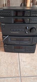 Stereo Toren cassettewerktniet en speakers, Ophalen of Verzenden, Gebruikt