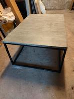 Salontafel grijs met zwart, Huis en Inrichting, Tafels | Salontafels, Ophalen, Gebruikt, 50 tot 100 cm, 100 tot 150 cm