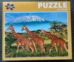 Giraffen puzzel 1000 stukjes, Ophalen, 500 t/m 1500 stukjes, Zo goed als nieuw