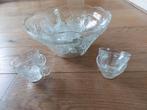 Bowlset met 12 glazen, Antiek en Kunst, Antiek | Glas en Kristal, Ophalen