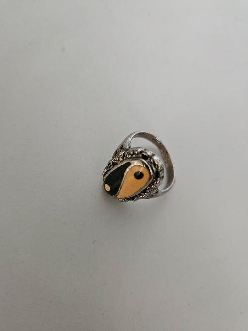 Yin-Yang ring (9.4 gram), Sieraden, Tassen en Uiterlijk, Ringen, Gebruikt, Dame of Heer, Zilver, Ophalen