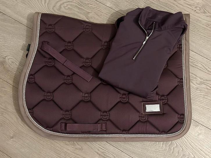 Setje equestrian stockholm, Dieren en Toebehoren, Paarden en Pony's | Dekens en Dekjes, Zo goed als nieuw, Verzenden