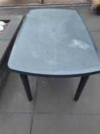 Tuintafel kunststof, Tuin en Terras, Tuintafels, Ophalen, Gebruikt, Rechthoekig, Kunststof