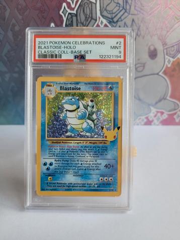 Blastoise #2 Pokémon Celebrations PSA 9  beschikbaar voor biedingen