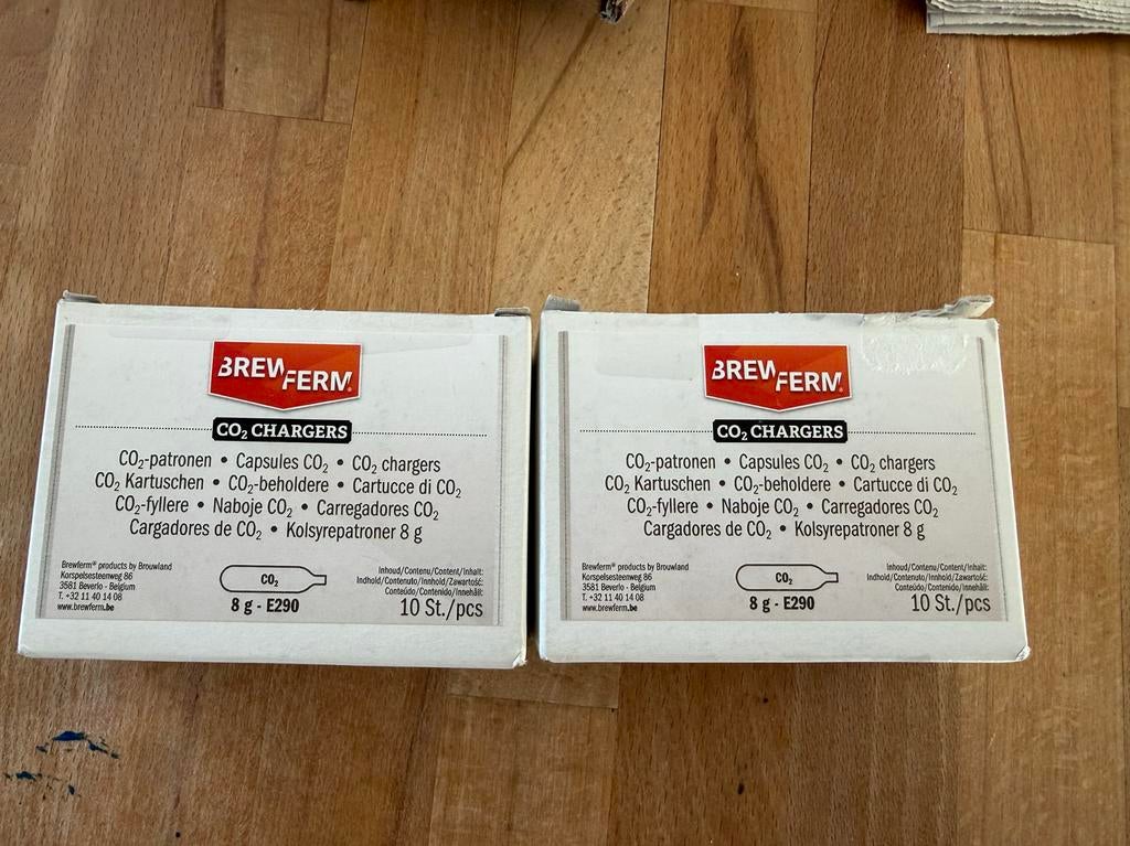 CO2 Patronen - 8g - Nieuw, Witgoed en Apparatuur, Thuistaps, Ophalen of Verzenden, Nieuw, Overige merken