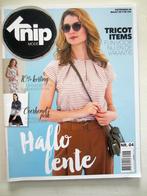 KNIPMODE APRIL 2017 -tricot overhemdjurk  vakantie lente +++, Hobby en Vrije tijd, Kledingpatronen, Vrouw, Zo goed als nieuw, Knipmode