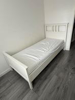Hemnes bed,wit,90x200, Ophalen, 85 tot 100 cm, Gebruikt, Lattenbodem