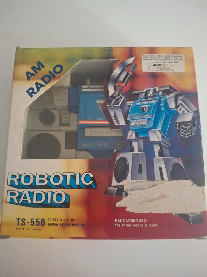 Tai Fong TS 558 Robot Radio Soundwave Bootleg, Verzamelen, Transformers, Gebruikt, G1, Ophalen of Verzenden
