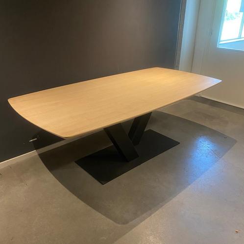Eiken Tafel - Diverse Frame - 220x100cm, Huis en Inrichting, Tafels | Eettafels, Nieuw, 100 tot 150 cm, 200 cm of meer, Vijf personen of meer