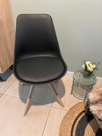 Zwarte Kuipstoelen - Set van 5 in Goede Staat, Huis en Inrichting, Ophalen, Kunststof, Gebruikt, Zwart