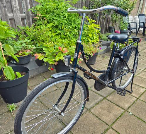 Highlander Omafiets 24 inch, Fietsen en Brommers, Fietsen | Dames | Omafietsen, Gebruikt, Minder dan 47 cm, Handrem, Ophalen