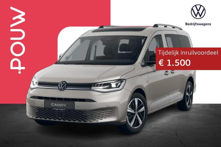 Volkswagen Caddy Kombi Maxi 1.5 TSI 150pk Hybride Style | Ap, Auto's, Volkswagen, Bedrijf, Te koop, Caddy Maxi, ABS, Achteruitrijcamera