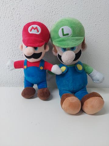 Knuffel mario en luigi.