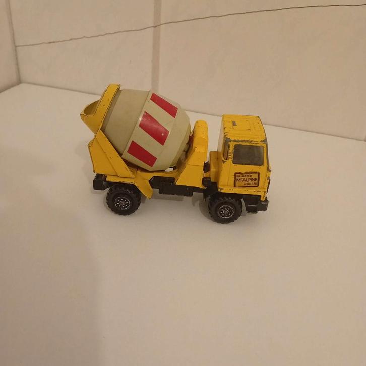 Matchbox M-Alpine Cement Mixer - Vintage Speelgoed, Antiek en Kunst, Antiek | Speelgoed, Ophalen of Verzenden