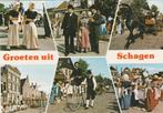 SCHAGEN Westfriese Markt Klederdracht Groeten, Verzamelen, Verzenden, 1960 tot 1980, Ongelopen, Noord-Holland