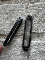 4 metalen handgrepen mat zwart 128mm, Minder dan 50 cm, Zwart, Nieuw, Ophalen of Verzenden