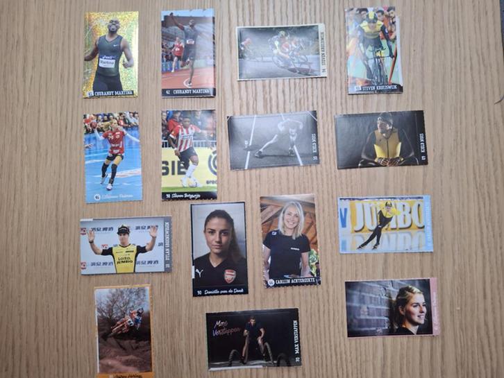 stickers sport atleten , atletiek, schaatsen, wielrennen etc, Verzamelen, Stickers, Nieuw, Sport, Verzenden