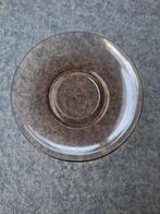 10 retro bruine schoteltjes, Ophalen, Gebruikt, Rond, Glas