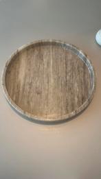 Marmeren dienblad rond Venice westwing, Huis en Inrichting, Woonaccessoires | Dienbladen, Ophalen, Zo goed als nieuw, Rond, Overige materialen