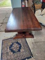 Antieke kloostertafel salontafel massief eiken, Ophalen