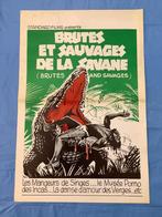 BRUTES AND SAVAGES   filmposter  36-54 cm   Used, Ophalen of Verzenden, Gebruikt, Deurposter of groter, Film en Tv