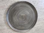 Grote handgemaakte Marokkaanse schaal, Huis en Inrichting, Ophalen, Zo goed als nieuw, Rond, Metaal