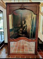 Schouw'garnituur' met spiegel en reproductie Vermeer, Antiek en Kunst, Ophalen