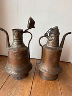 Set van 2 kannen, Ophalen of Verzenden, Brons