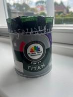 Global Paint Buitenlak wit RAL9010 hoogglans 1 ltr ongeopend, Doe-het-zelf en Verbouw, Ophalen, Wit, Nieuw, Lak