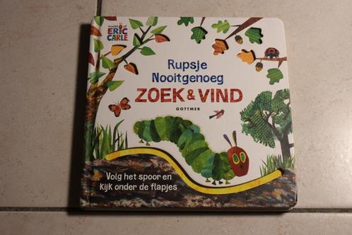 Zoek & Vind Rupsje Nooitgenoeg / Eric Carle, Boeken, Kinderboeken | Baby's en Peuters, Zo goed als nieuw, 2 tot 3 jaar, Ophalen of Verzenden
