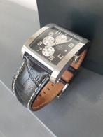 Festina Daydate Echt Lederen band, Ophalen of Verzenden, Zo goed als nieuw, Zwart, Android