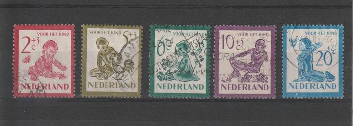 Nederland 1950, NVPH 563 t/m 567, Gestempeld., Postzegels en Munten, Postzegels | Nederland, Gestempeld, Na 1940, Verzenden