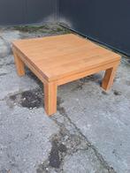 Eiken houten salon tafel, Ophalen, 50 tot 100 cm, 50 tot 75 cm, Eikenhout