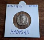 Zilveren Romeinse Munt (Denarius) - Hadrian, Vóór koninkrijk, Verzenden, Overige waardes, Losse munt