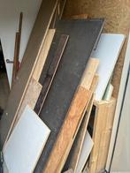 Diverse stukken hout plaatmateriaal etc, Doe-het-zelf en Verbouw, Ophalen, Overige houtsoorten, Minder dan 25 mm, Minder dan 200 cm