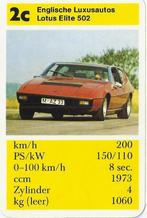 C406 autokaartje 2c lotus elite 502, Ophalen of Verzenden, Zo goed als nieuw, Auto's