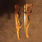 Oude houten schaatsen maat 22, Ophalen of Verzenden