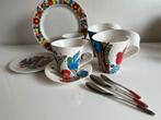 7-Delig Villeroy Boch Acapulco Koffiekop Bord Mok Lepel, Huis en Inrichting, Keuken | Servies, Ophalen of Verzenden, Zo goed als nieuw