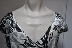JKL33 Shirt maat 50 / 52 Zwart Wit Grijs, Ophalen of Verzenden, Zo goed als nieuw, Overige kleuren, Shirt of Top