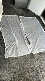Witte gordijnen meet elk stuk is h195 b 95, Caravans en Kamperen, Ophalen, Zo goed als nieuw