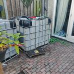 Watertank 1000 liter met kraantje, Tuin en Terras, Regentonnen, Ophalen, Kunststof, Gebruikt, Met kraantje