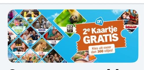 Uitjes zegels voor 2e kaartje gratis, Albert Heijn (AH), Verzamelen, Supermarktacties, Albert Heijn, Ophalen of Verzenden