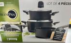 Nieuw in de doos: Greenpan Memphis pannenset 4 delig, Huis en Inrichting, Ophalen of Verzenden, Nieuw, Overige materialen, Pannenset
