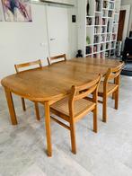 Skovmand & Andersen Eetkamer stoelen, Huis en Inrichting, Ophalen, Gebruikt, Bruin, Vier