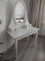 Hemnes Kaptafel met Spiegel!!, Huis en Inrichting, Tafels | Kaptafels, Ophalen, Gebruikt, 50 tot 100 cm, Minder dan 100 cm