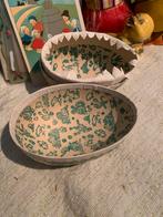 #pasen oud Vintage Paasei met Kuikens candycontainer, Diversen, Pasen, T, Ophalen of Verzenden, Zo goed als nieuw, N