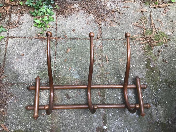 Fischel wandkapstok ca 1900 (Thonet concurent), Antiek en Kunst, Kunst | Designobjecten, Ophalen of Verzenden