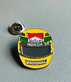 F1 Honda Ayrton Senna Helm Pin / Speldje, Ophalen of Verzenden, Zo goed als nieuw, Sport, Speldje of Pin