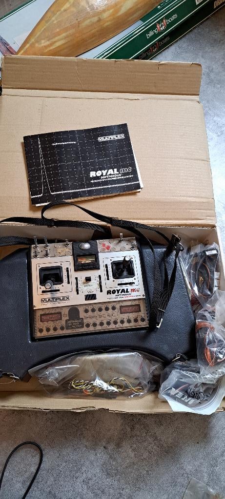 Multiplex Royal MC zender voor helicopter, Ophalen of Verzenden, Gebruikt, Benzine, Helikopter